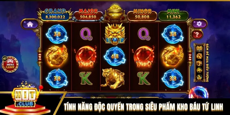 Tính năng độc quyền trong siêu phẩm Kho Báu Tứ Linh 